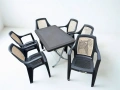 Комплект маса + 6 стола или 4 стола ратан 3 цвята и размери маси мод.6, снимка 5