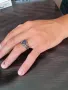 Мъжки Сребърни Пръстени с Естествени Камъни , снимка 12
