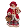 Коледна декоративна фигура Баба Коледа с шапка и кошница, 45см, снимка 1