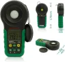 Цифров луксметър MASTECH MS6612B, измерване на осветеност, LUX METER, снимка 3