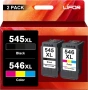 Мастилени касети LIFOR 545XL черно 546XL цветно за принтер Canon Pixma, снимка 1