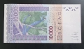 Западно Африкански Щати. 10000 франка. Мали ,буква D.
Най големия номинал
, снимка 2