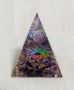 Пирамида - оргонит с естествени камъни, снимка 2