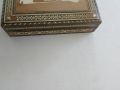     кутия за бижута със зия Близкия изток, кутии с инкрустиран седеф от народното изкуство, дървена , снимка 10