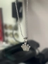 Сребърно синджирче с висулка 925, снимка 1