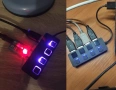 USB разклонител хъб, 4 порта USB 2.0 с индивидуални LED индикатори, 480MBp/s , снимка 7
