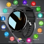 Смарт часовник с тъчскрийн 45мм с издържлива батерия за Андроид и Айфон, снимка 2