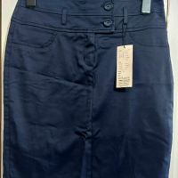 Тъмно синя пола "Сиел"-2-ри модел, снимка 2 - Поли - 45535410