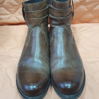 Зимни обувки естествена кожа 42., снимка 1 - Мъжки боти - 44959669