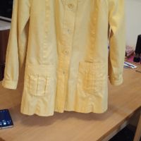 Дамско лятно сако, жълто, снимка 1 - Сака - 45543731