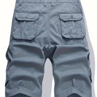 Мъжки Ежедневни Удобни Памучни Къси Панталони, снимка 3 - Къси панталони - 45462061