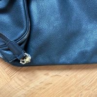 Чанта-раничка Longchamp, 100% естествена кожа, син, снимка 11 - Чанти - 45358759