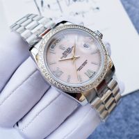 Дамски часовник Rolex Day-Date 36 Pink с автоматичен механизъм, снимка 3 - Дамски - 45418208