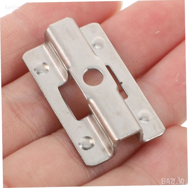 Монтажни стоманени скоби за WPC декинг, снимка 1