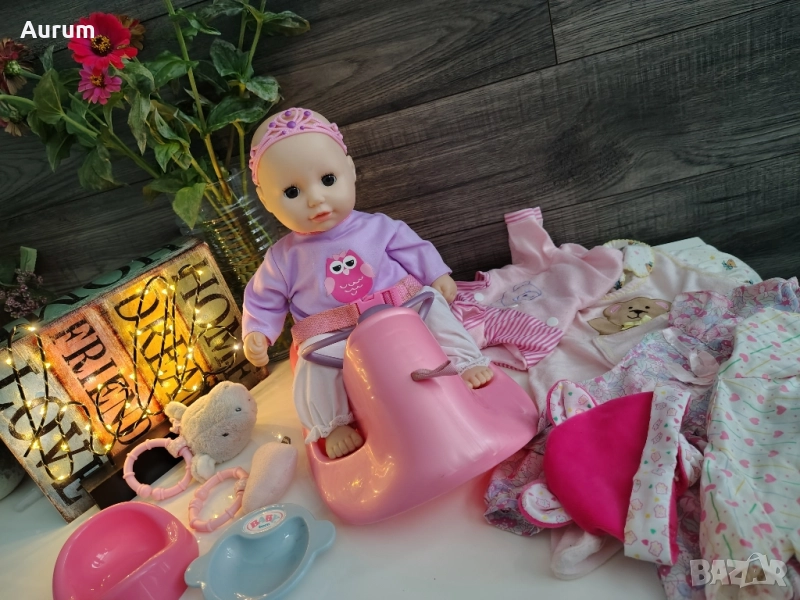 Zapf Creation бебе+Zapf Creation шейничка,аксесоари и дрешки, снимка 1