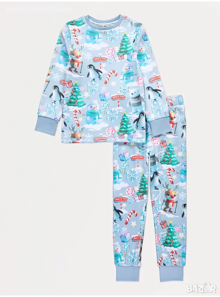 Коледна поларена пижама George 14-15г. ръст 170см, снимка 1