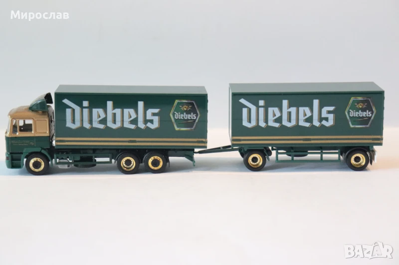 HERPA H0 1/87 MAN  TIR КАМИОН МОДЕЛ КОЛИЧКА, снимка 1