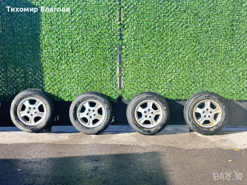 Алуминиеви джанти с зимни гуми Continental , снимка 1
