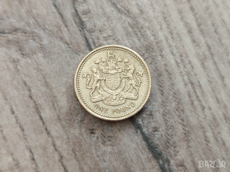 Монета 2003 Великобритания £1 pound (Royal Arms) - Elizabeth II, снимка 1