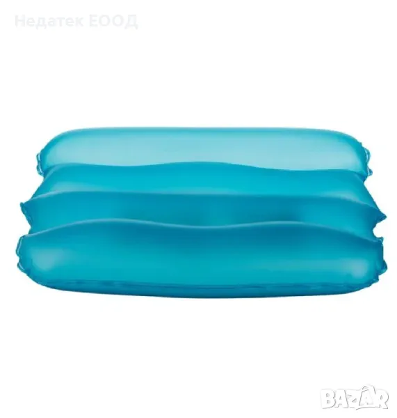 Надуваема възглавница, Син, 38x25x5см., снимка 1