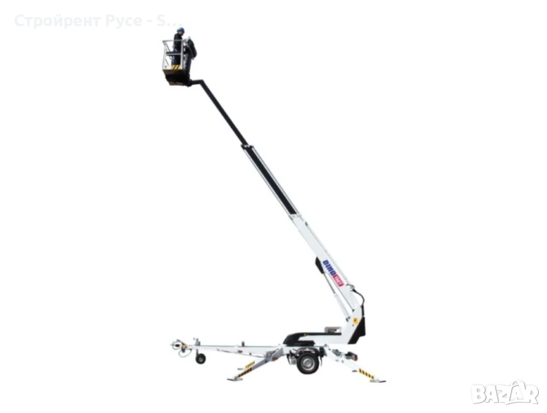 Вишка  телескопична на ремарке, Dino 150 t-15m, Под наем, снимка 1