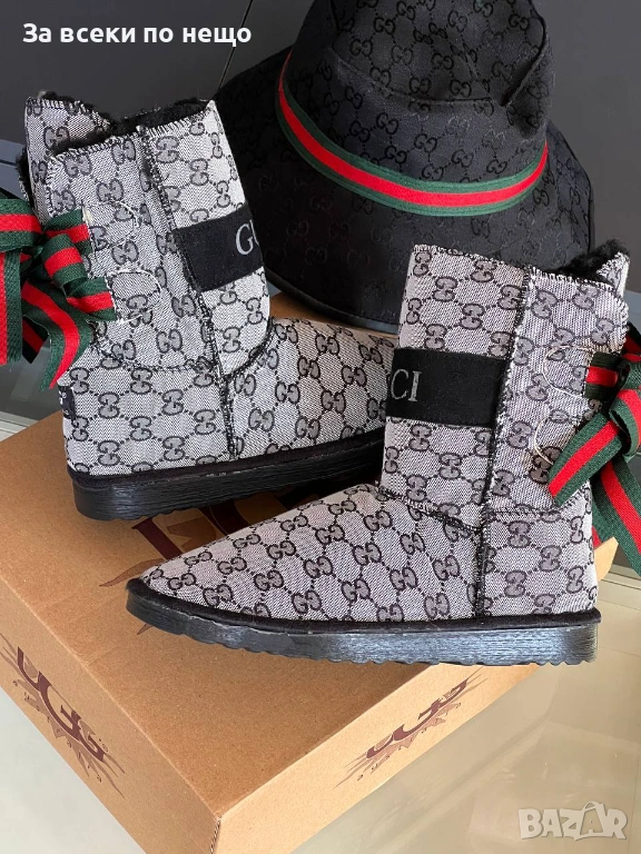Gucci Дамски Боти 👢👒 Дамска Шапка Гучи - Различни Цветове Код SK553, снимка 1