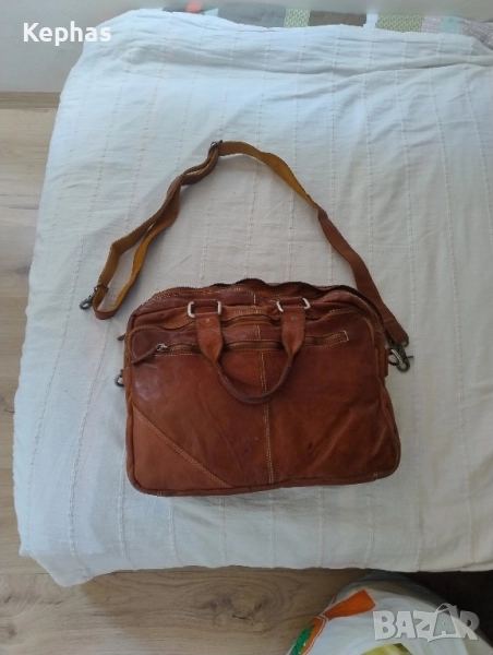 чанта естествена кожа Rebels Legends, снимка 1