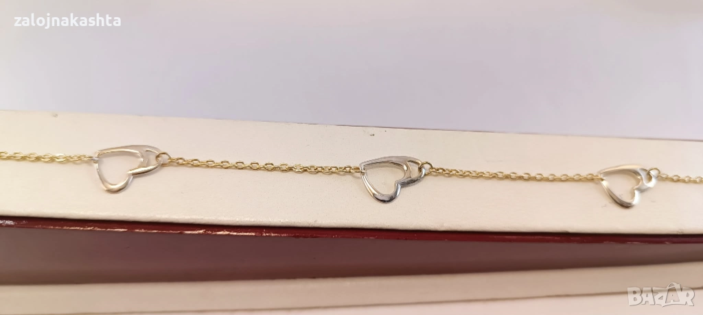 Нова-Златна гривна-2,28гр/14кр, снимка 1