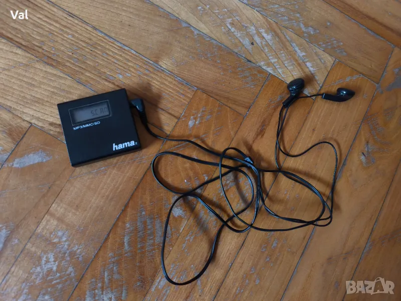 MP3 Player Hama 8gb SD card + слушлки, снимка 1
