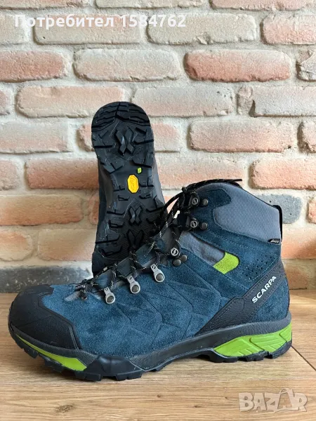 Scarpa ZG Trek GTX Vibram Мъжки Туристически Ловни Обувки 46 Номер Gore Tex, снимка 1