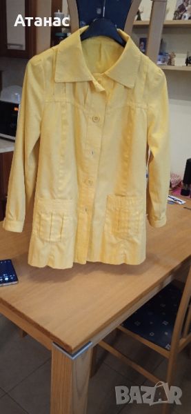 Дамско лятно сако, жълто, снимка 1