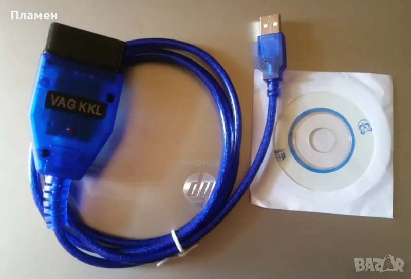 VAG-COM 409.1 диагностичен интерфейс с регистриран VCDS Lite, снимка 1