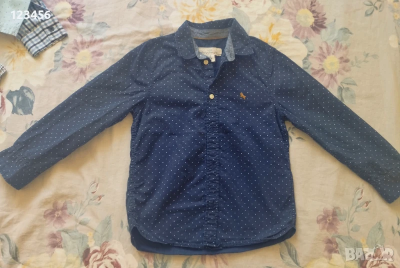 Памучни ризи за момчета 116 и 122 размер , снимка 1