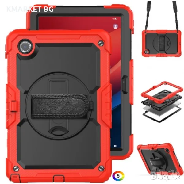 Lenovo Tab M11 /Xiaoxin Pad 2024 Silicone Hybrid PC Tablet Case /Shoulder Strap Удароустойчив Калъф , снимка 1