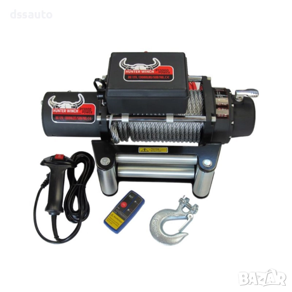 Лебедка HUNTER WINCH P13000 POWER 12V 13000lbs, снимка 1