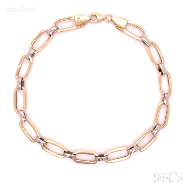 Златна мъжка гривна 5,05гр. 21,0см. 14кр. проба:585 модел:34884-1, снимка 1