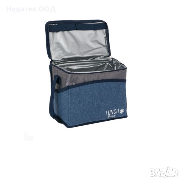 Термo чанта, синя с цип, 26x16x21см 9л, снимка 1