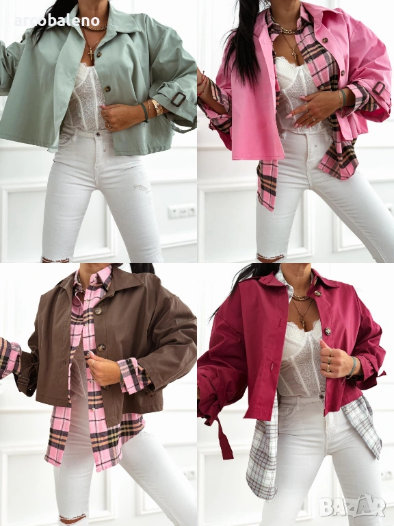 Дамско преходно палто и яке, 4цвята , снимка 1