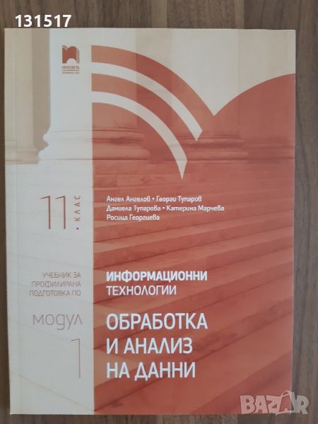 Информационни технологии обработка и анализ на данни модул 1, изд. Просвета, снимка 1