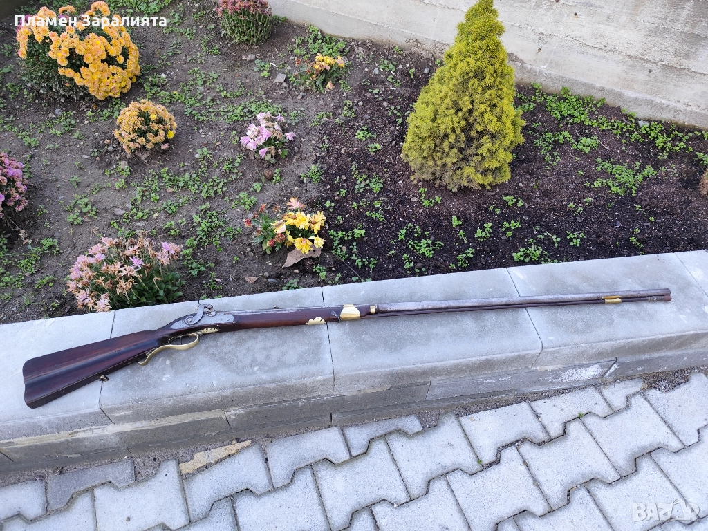 Капсулна пушка автентична 19 век, снимка 1