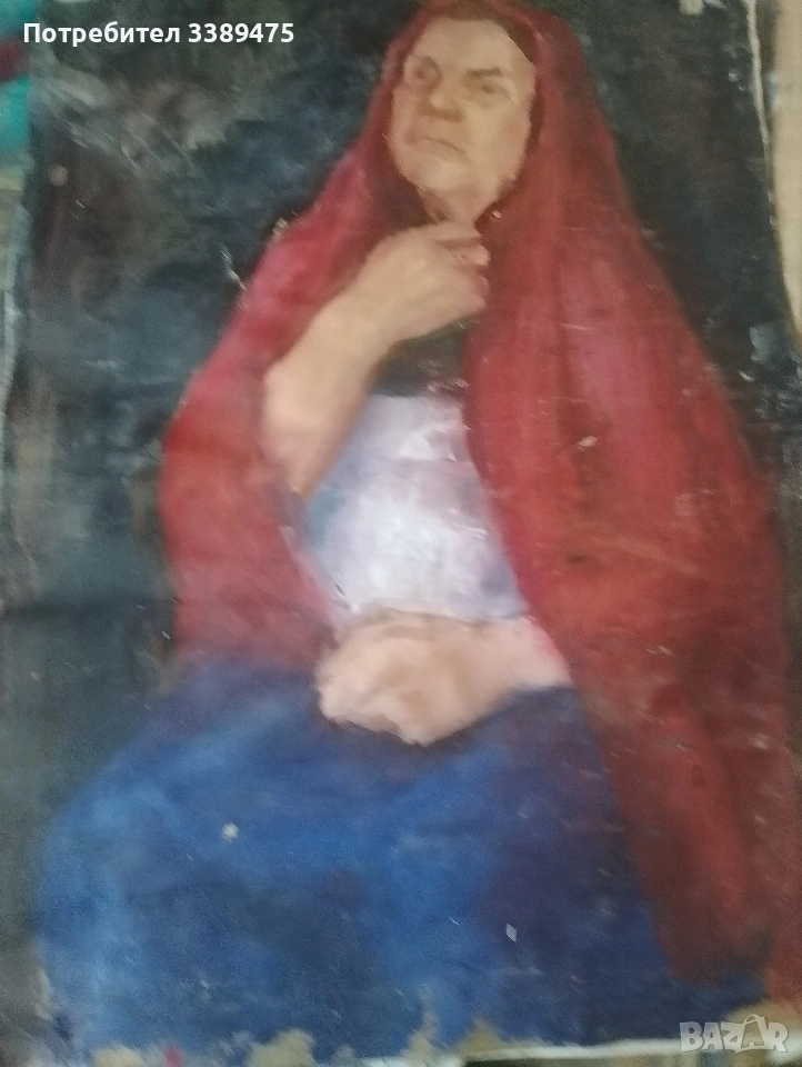 картина картон лепена върху фазер, снимка 1