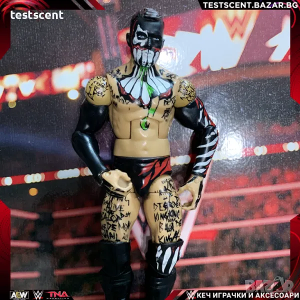 Екшън фигура WWE Finn Balor Фин Балор Demon King figure wrestling играчка NXT Elite mattel Black, снимка 1