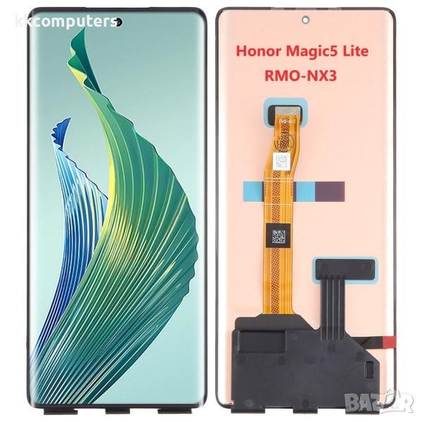 LCD Дисплей за Huawei Honor Magic 5 Lite / X9a (5G) 2023 / Тъч скрийн (БЕЗ РАМКА) / Черен / Оригинал, снимка 1