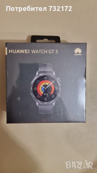 -15% Смарт часовник Huawei Watch GT5- 46 мм, черен VLI-B19F, снимка 1