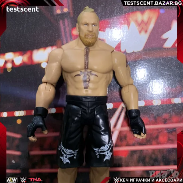 Екшън фигура WWE Brock Lesnar Брок Леснар Mattel Basic Series играчка WWE MMA UFC, снимка 1