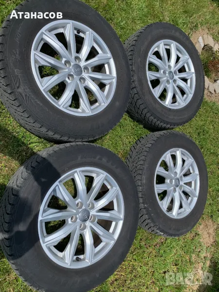 Джанти с гуми 7х17 ЕТ34  5х112 , снимка 1