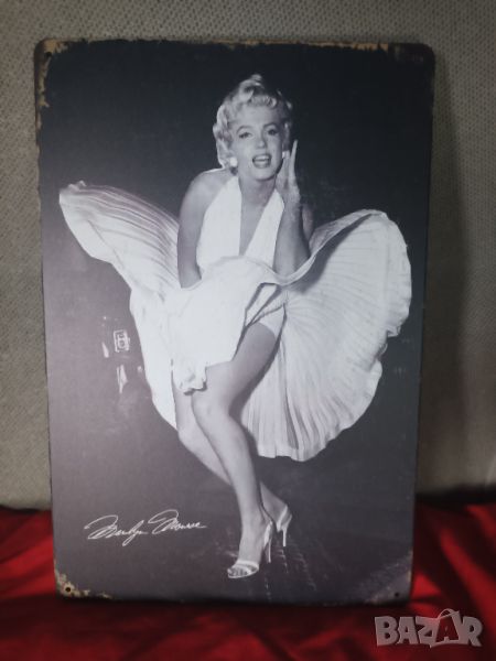 Marilyn Monroe-метална табела(плакет), снимка 1