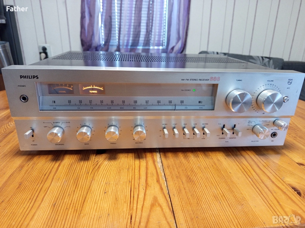 Philips 686 HI-FI receiver, снимка 1