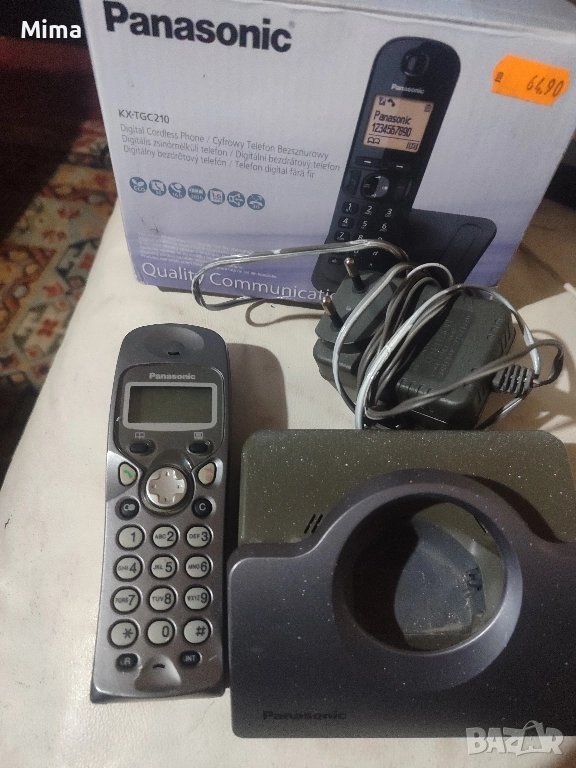 Panasonic KX-TGC21 Стационарен телефон , снимка 1