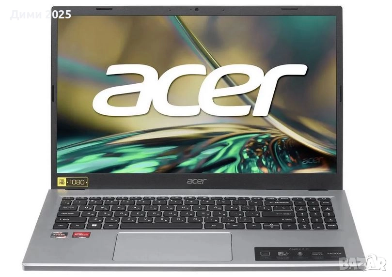 Acer 15.6/DDR5/16RAM/5500mhz/512GB Nvme, снимка 1